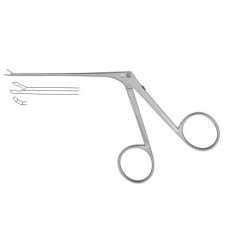 Micro Alligator Forceps Right - Cup Shaped Stainless Steel, 8 cm - 3" Cup Size - Jaw Size 1.0 x 0.9 mm - 4.0 mm